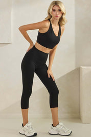 Cloudflex Activewear Capri Leggings W Pockets