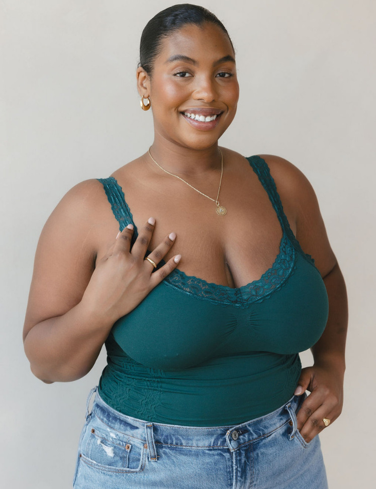 Lace Corset Cami - Curvy (DW)