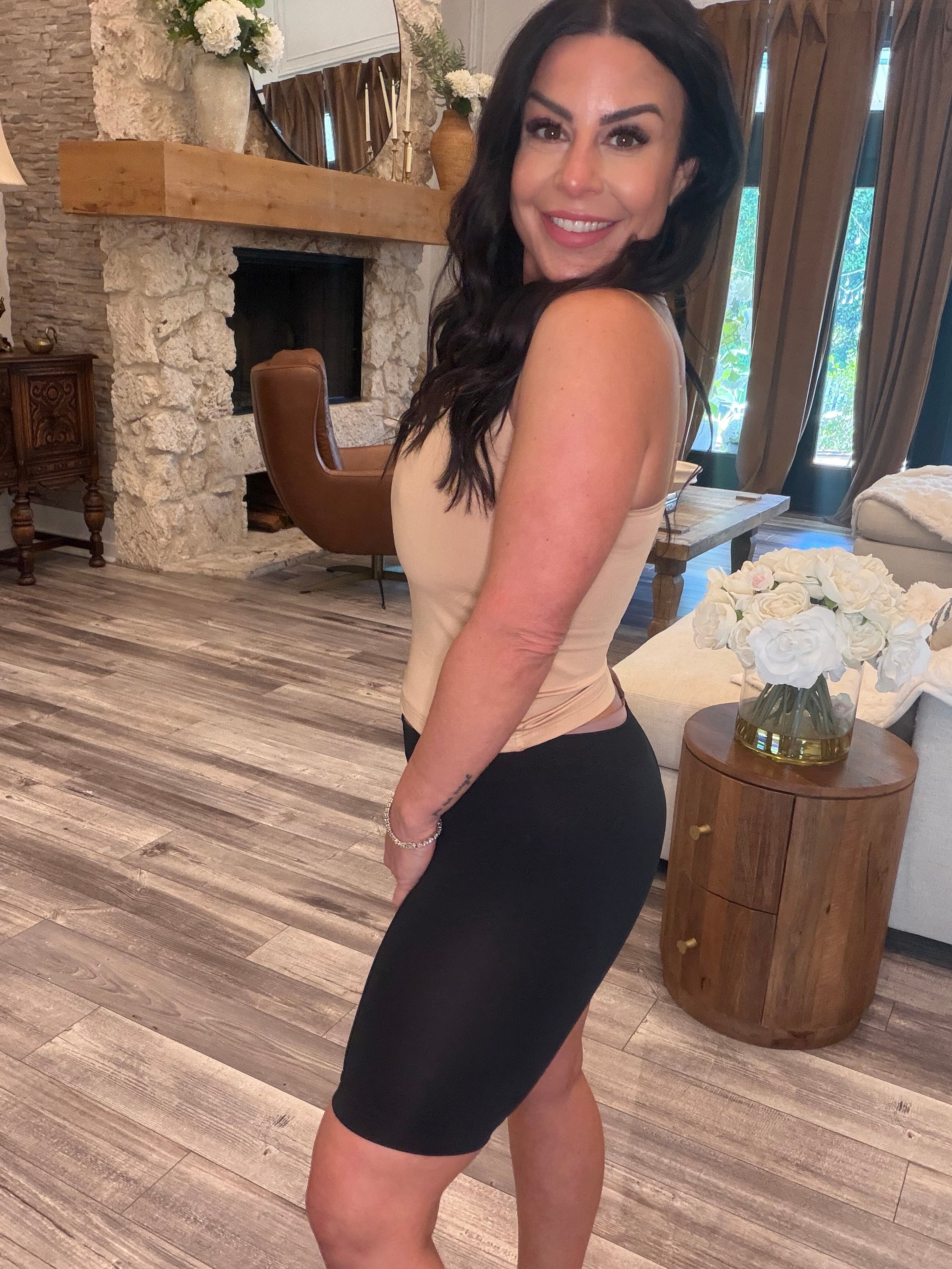 Black Body Shaping Shorts