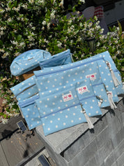 Jeaneane's Custom Make Up Junkie Bag Polka Dots