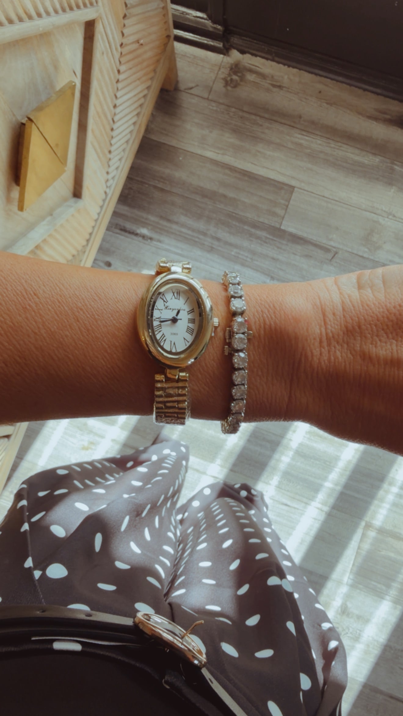 Gold and Silver Vintage Watch
