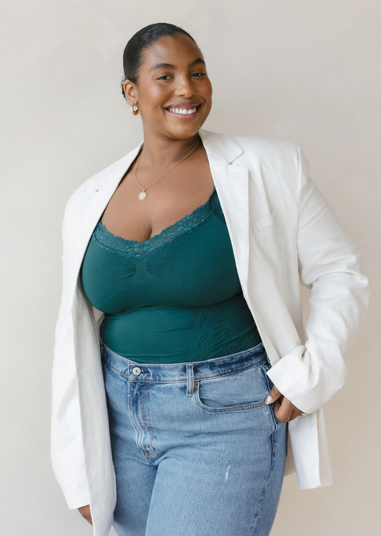 Lace Corset Cami - Curvy (DW)