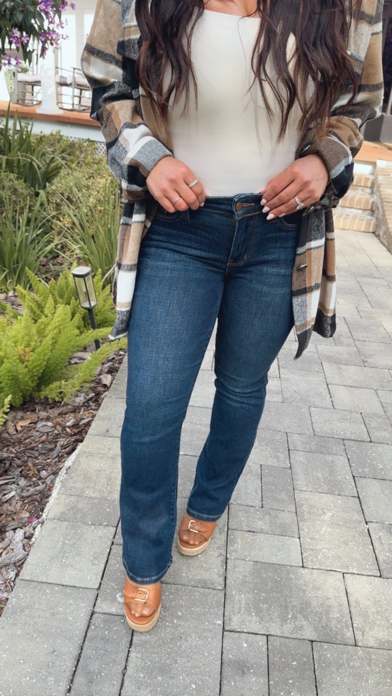 Judy Blue Dark Wash Boot Cut Petite Denim