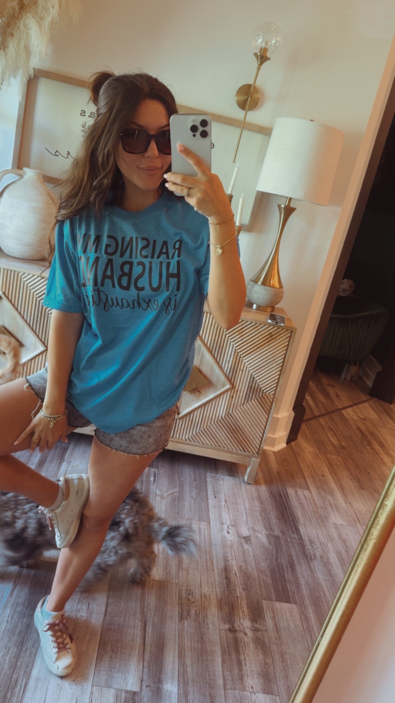 Raising My Husband Is Exhausting Graphic Top