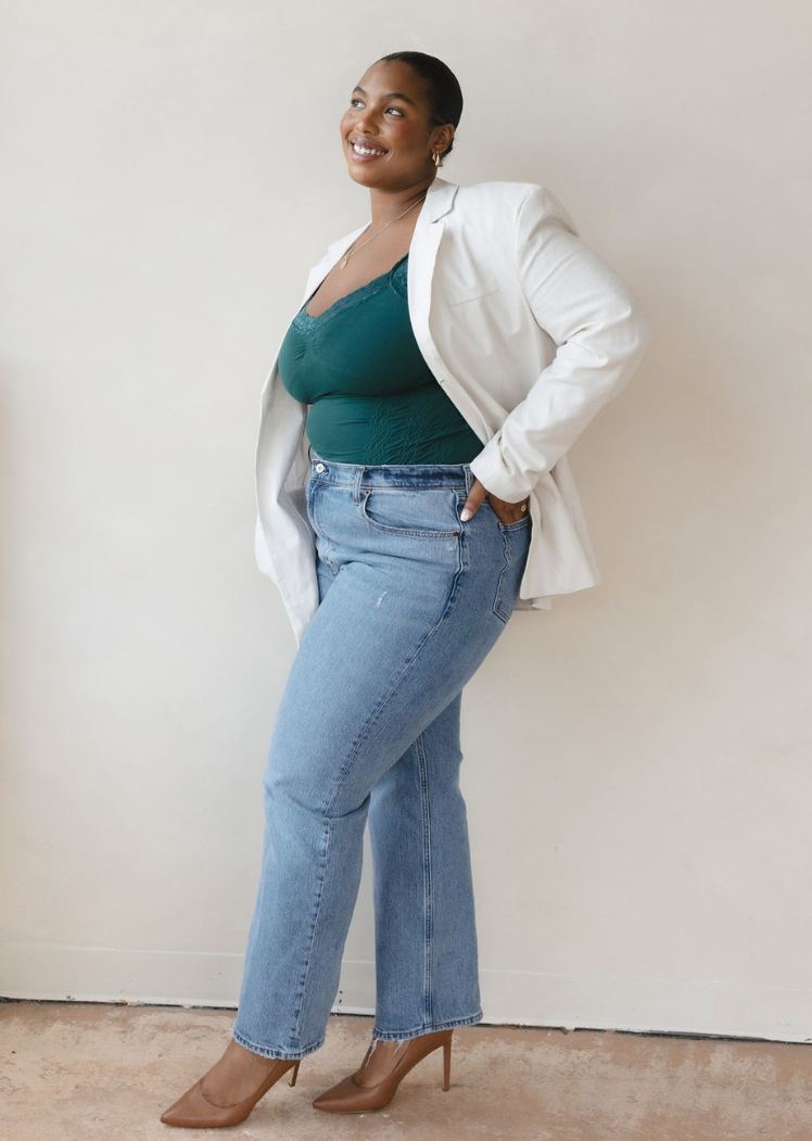 Lace Corset Cami - Curvy (DW)