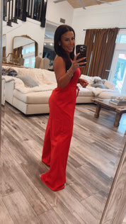 Sassy RED Sleeveless Jumpsuit