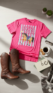 Hold Your Horses Graphic Top