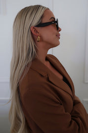SMALL OVAL HOOPS