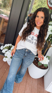 Judy Blue Flare Tummy Control Double Button Jeans