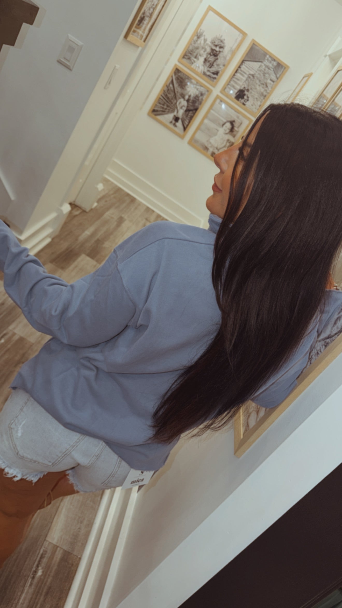 Ultra Soft Light Blue Vneck Pullover