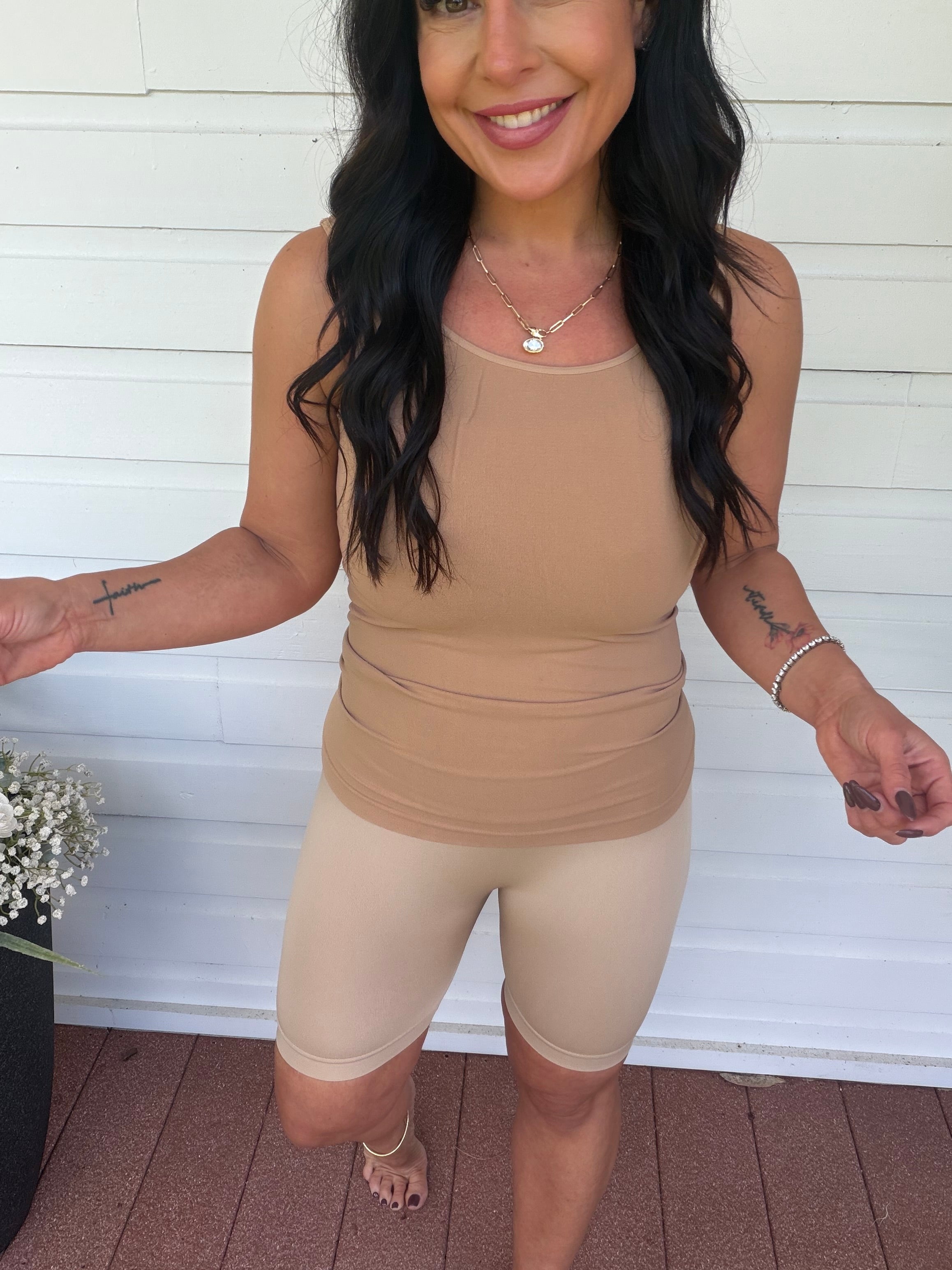 Nude Body Shaping Compression Tank