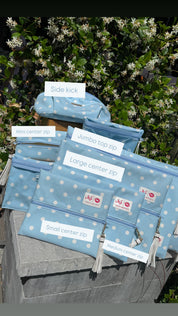 Jeaneane's Custom Make Up Junkie Bag Polka Dots