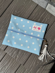 Jeaneane's Custom Make Up Junkie Bag Polka Dots