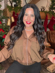 Brown Ultra Soft Zip Hoodie Jacket