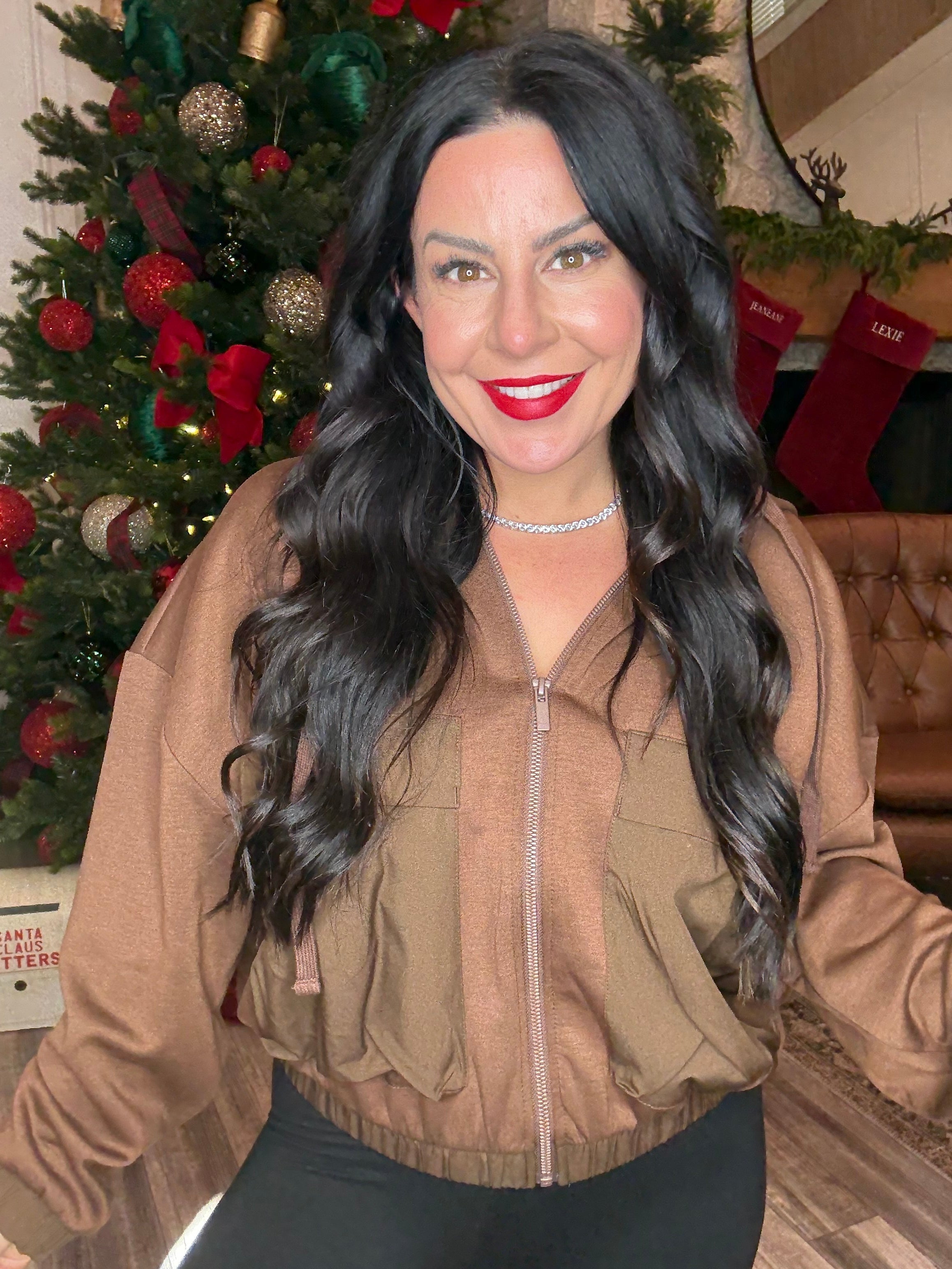 Brown Ultra Soft Zip Hoodie Jacket