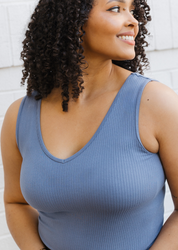 Ribbed Reversible Tank (DW)