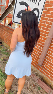 Light Blue Butter Soft Tennis Skort