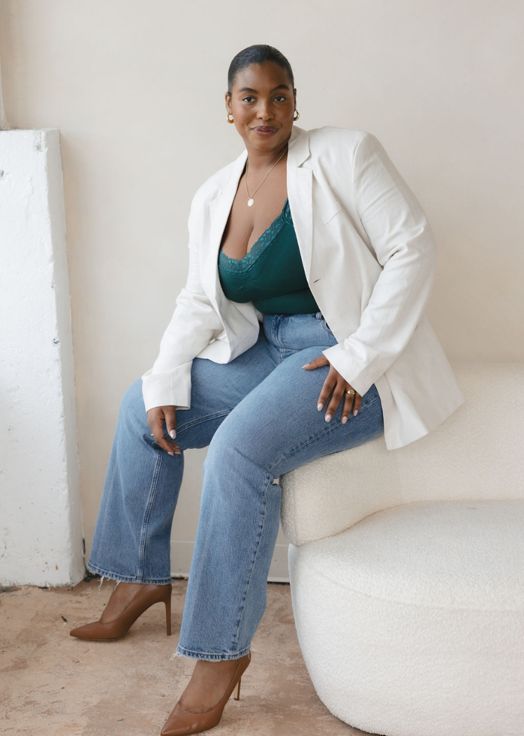 Lace Corset Cami - Curvy (DW)