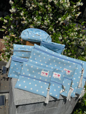 Jeaneane's Custom Make Up Junkie Bag Polka Dots