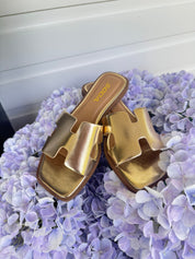 Gold Inspired Open Sandals
