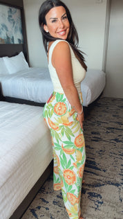 Chic Loose fit Lemon Pants
