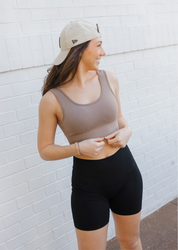 Ribbed Seamless Padded Bra (DW)