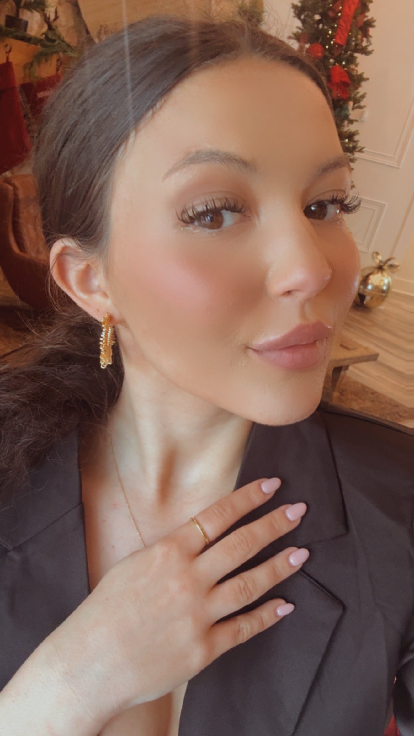 Bella Neane Diva Gold Sun earrings