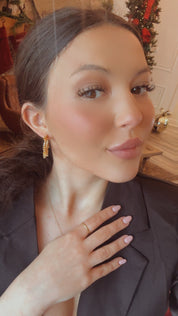 Bella Neane Diva Gold Sun earrings