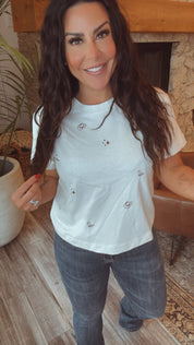 Beige Cowgirl Rodeo Top