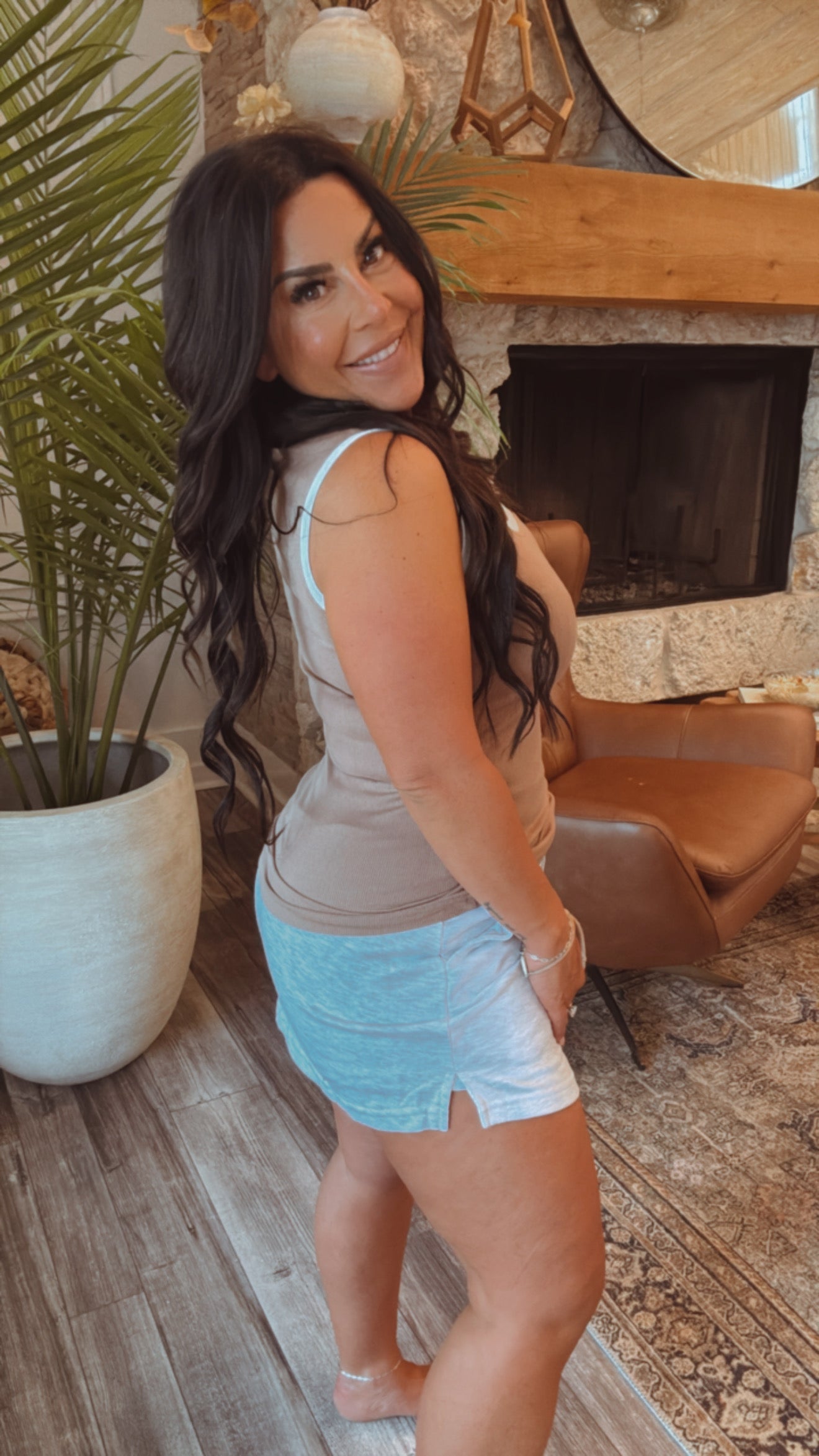 Everyday Lightweight Grey Skort