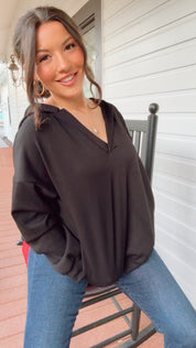 Ultra soft black everyday Hoodie