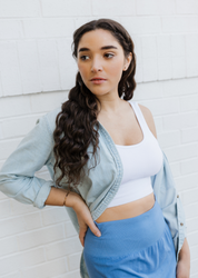 Ribbed Seamless Padded Bra (DW)