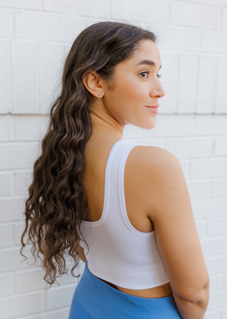 Ribbed Seamless Padded Bra (DW)