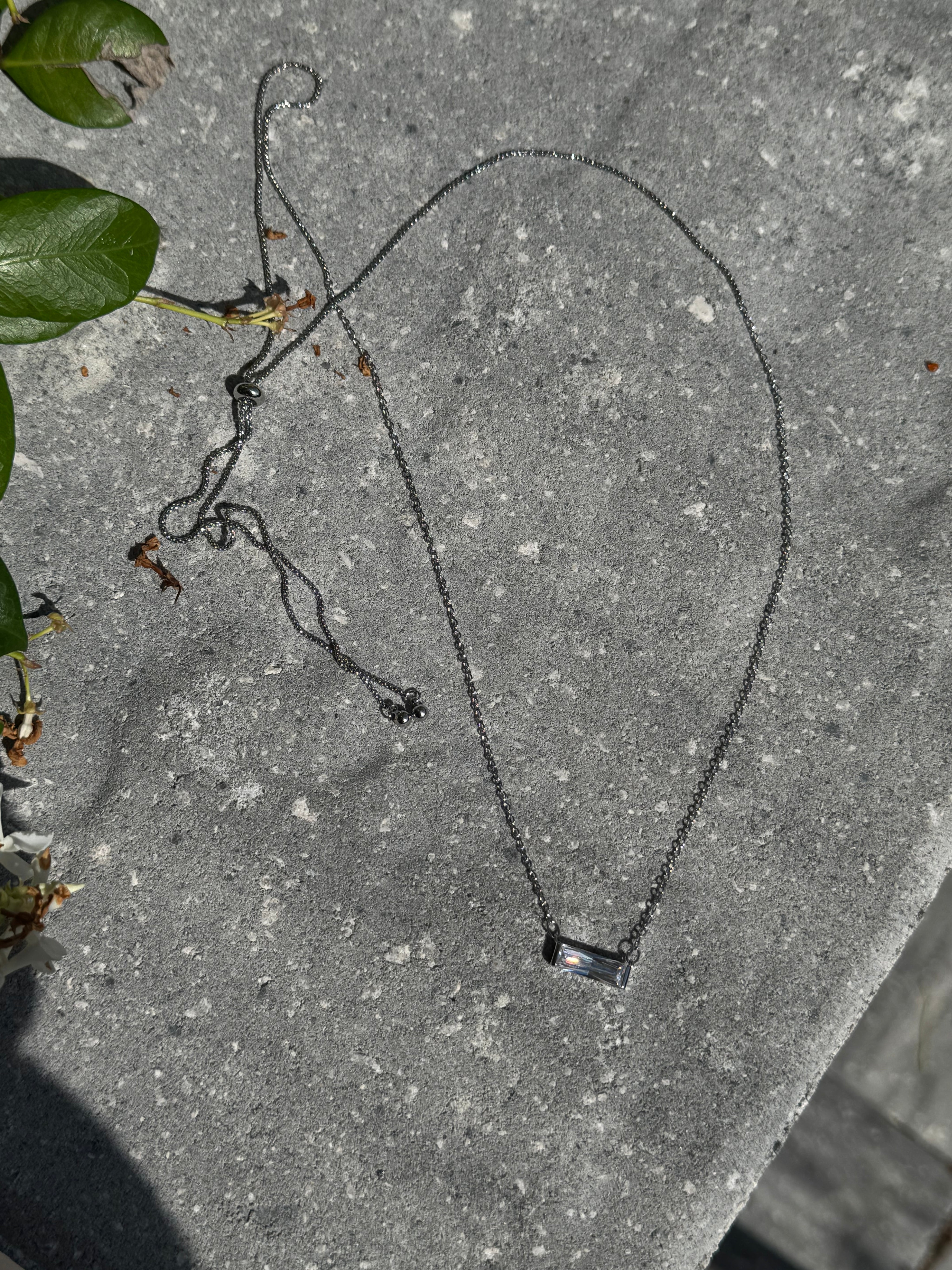Layers Diva Crystal Pendant Necklace