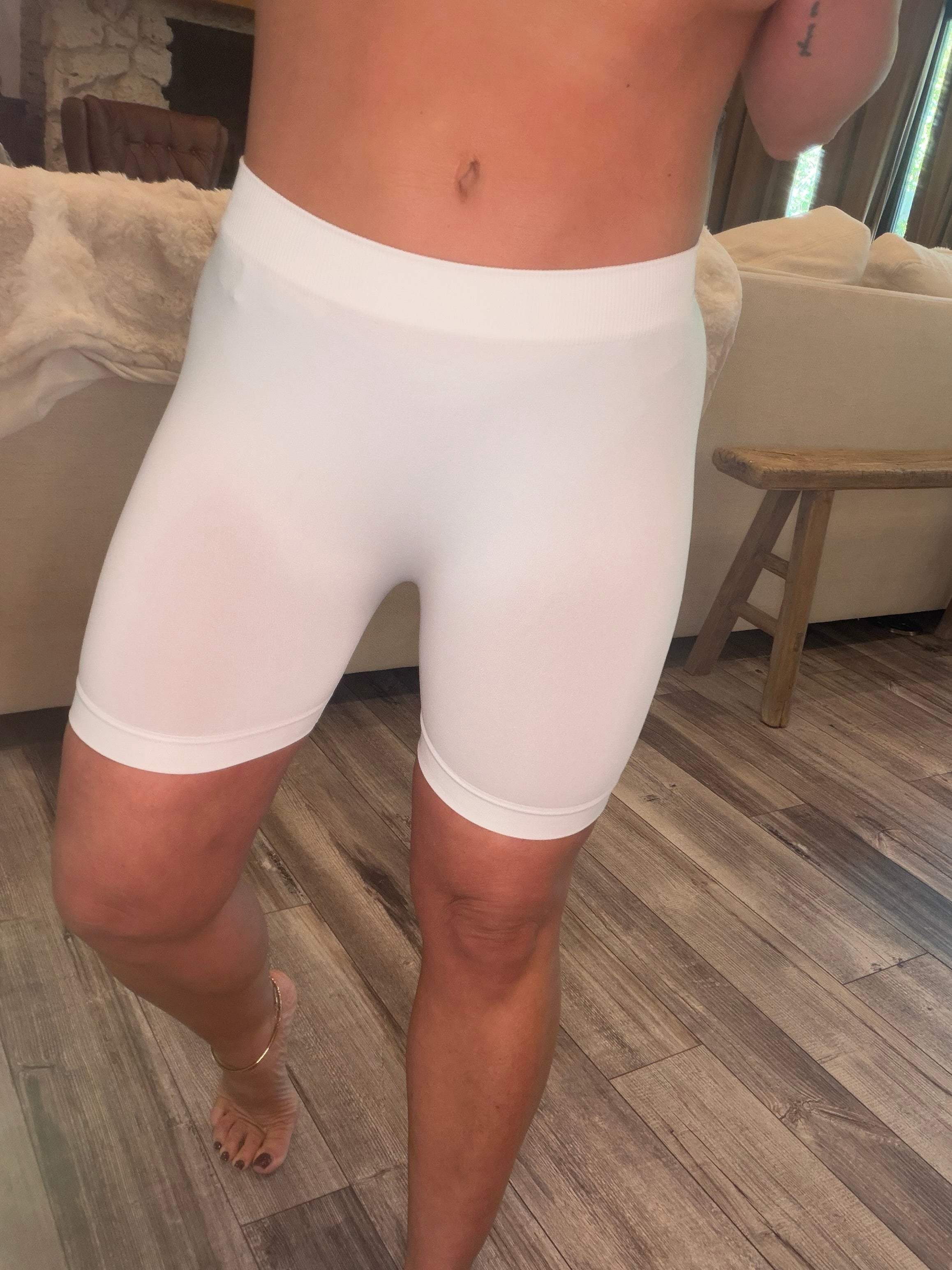 White Body Shaping Shorts