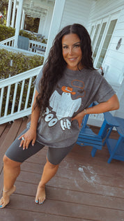 Charcoal Ultra Soft Biker Shorts