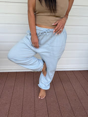 Ultra Soft Long Light Blue Joggers