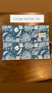 Jeaneane's Custom Make Up Junkie Bag Victorian Tea Party