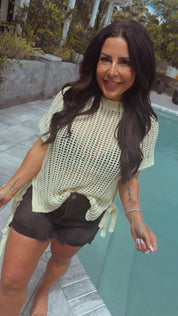 Ultra Soft Lightweight Yellow Knit Top