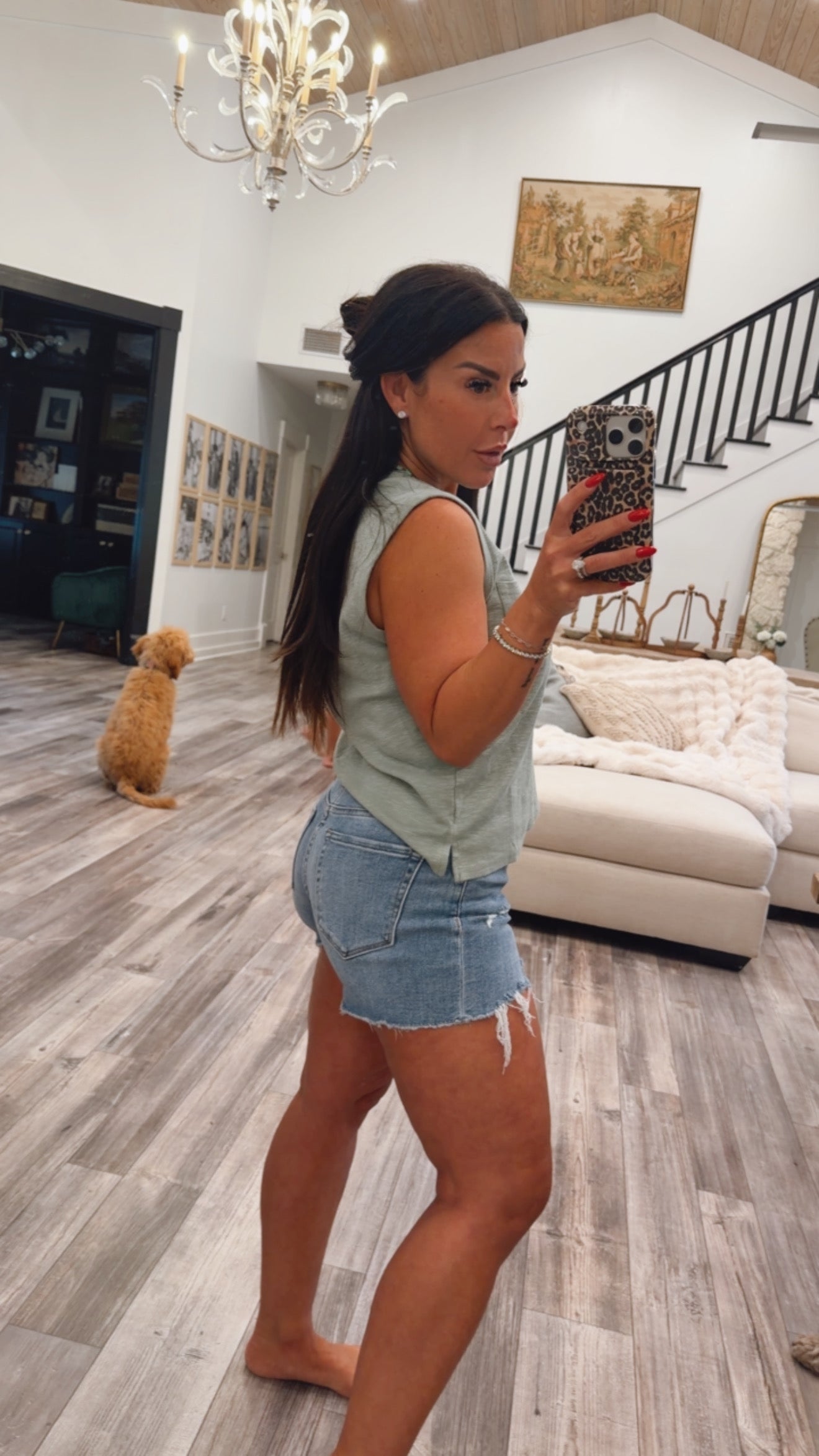 Sage Green Lightweight Tank