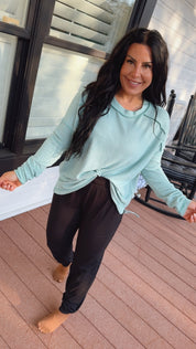Rae mode Ultra Soft Black Butter Soft Yoga Joggers