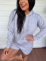 Heaven Soft Heathered Grey Hoodie