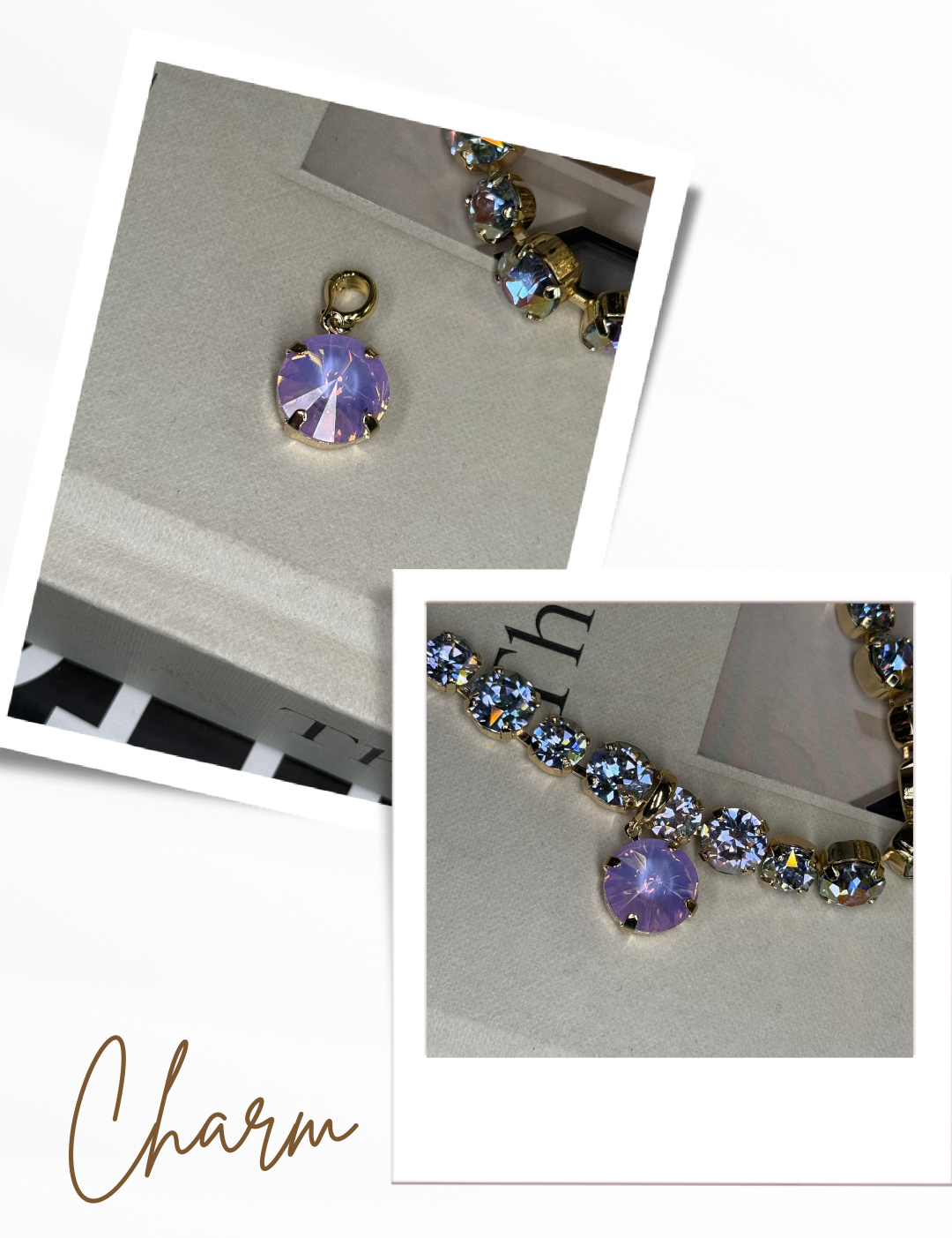 Diva Crystal Pendant 14mm Charm