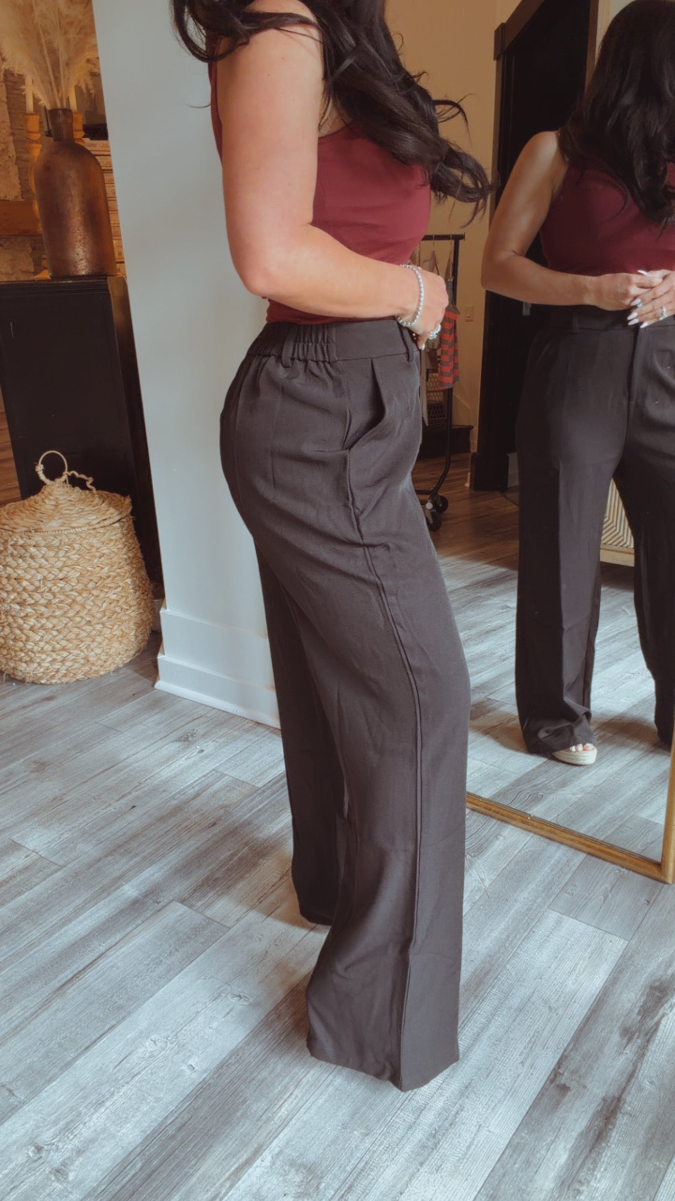 Chic Wide Leg Slacks