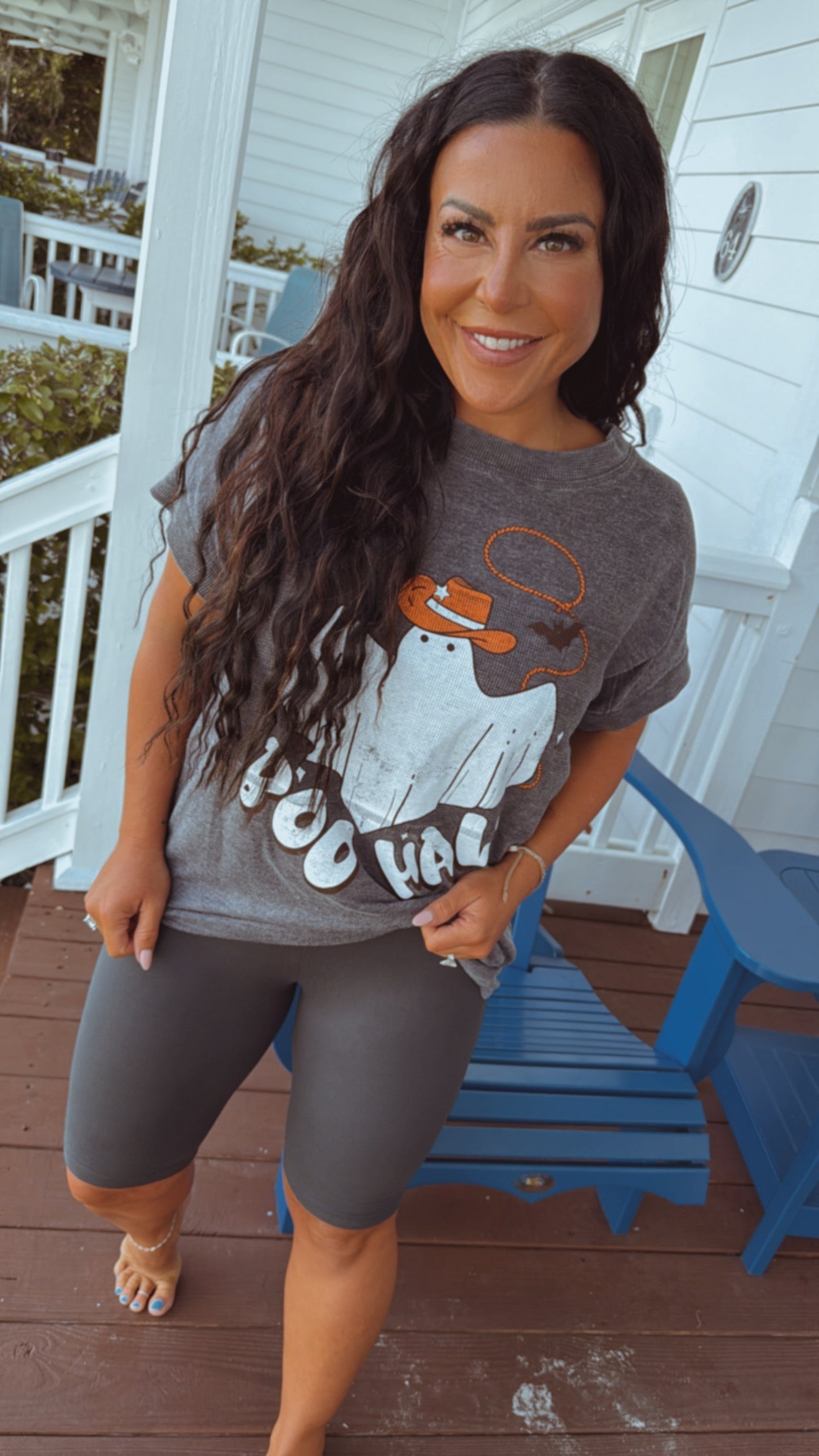 Charcoal Ultra Soft Biker Shorts