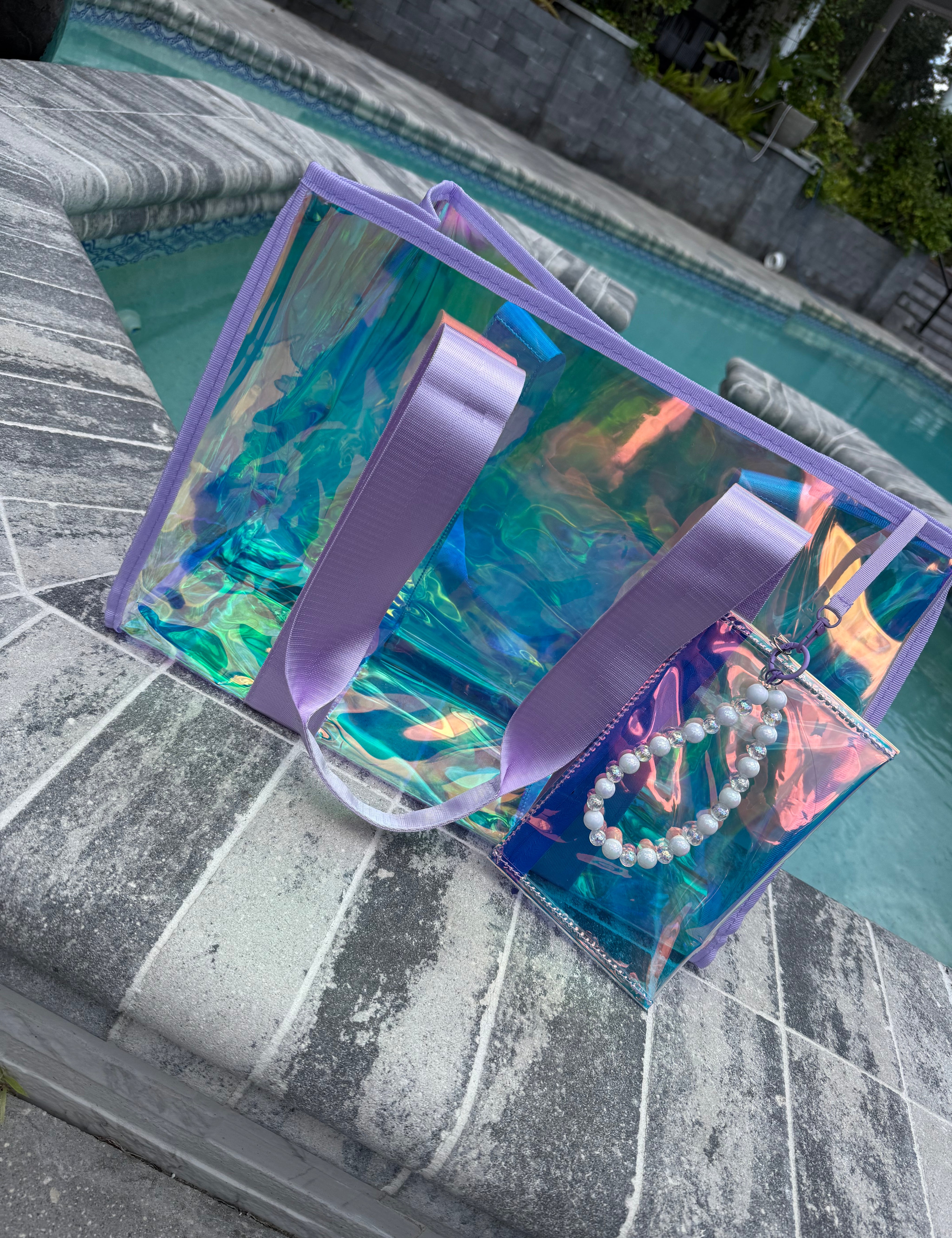 Clear Luxe Tote Bag
