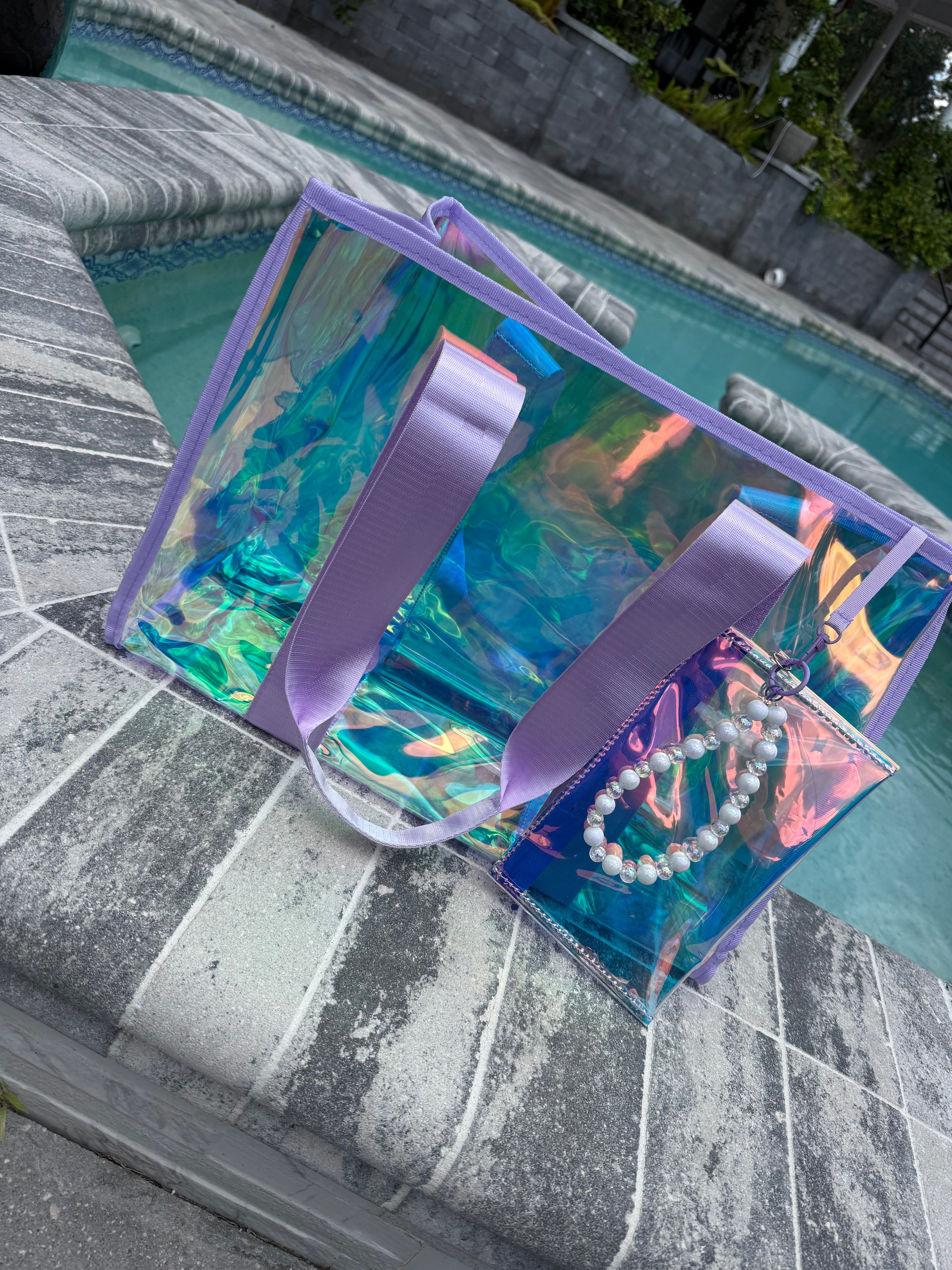 Clear Luxe Tote Bag