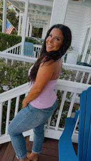 Ultra Soft Textured Purple Tank