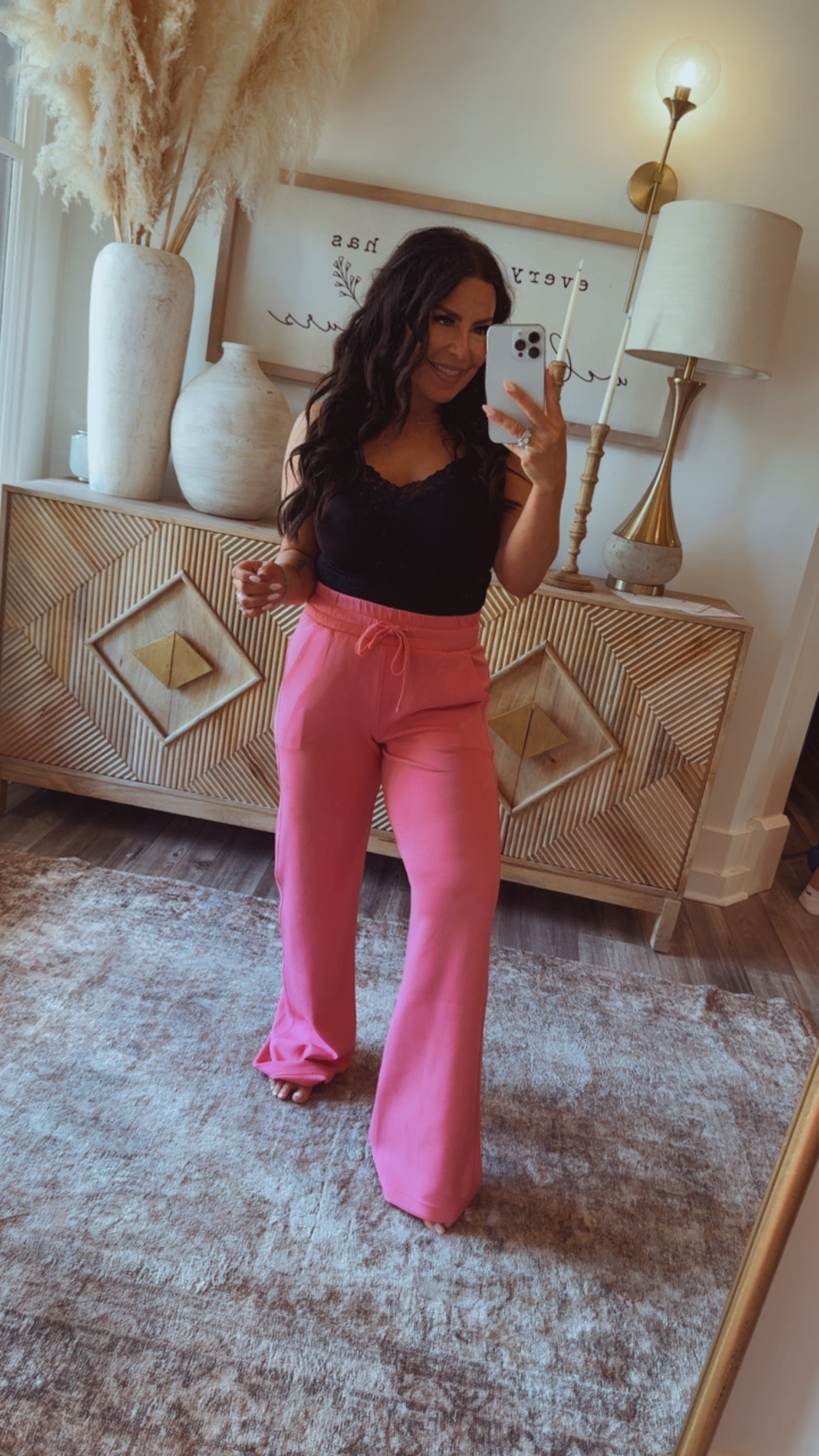 Rae Mode PInk  Scuba Modal Joggers