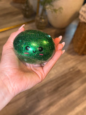 Green Glitter Dumpling